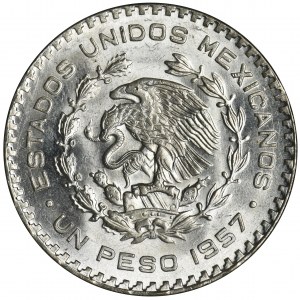 Meksyk, Republika, 1 Peso 1957