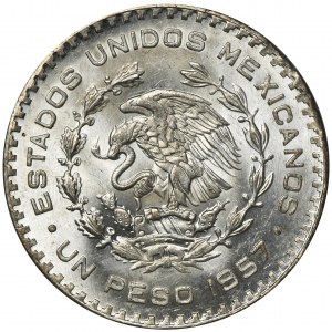 Meksyk, Republika, 1 Peso 1957