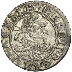 Silesia, Habsburg rule, Ferdinand II, 3 Kreuzer Breslau 1628 HR