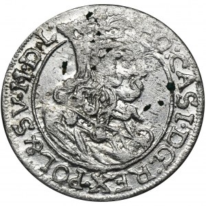 John II Casimir, 6 Groschen Krakau 1663 AT
