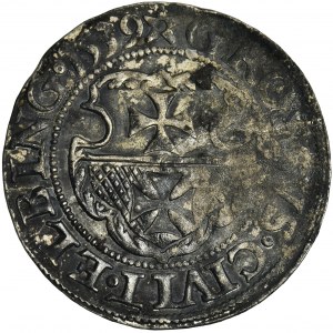 Sigismund I the Old, Groschen Elbing 1539 - PRVS, sword left