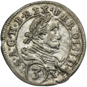 Austria, Ferdinand II, 3 Kreuzer Graz 1626