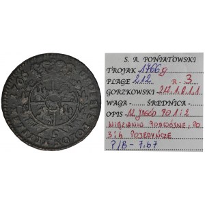 Poniatowski, Trojak Kraków 1766 g