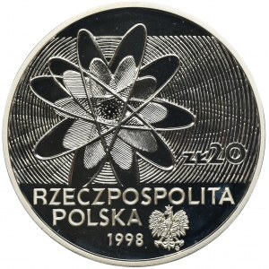 20 złotych 1998 100-lecie odkrycia Polonu i Radu