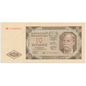 10 złotych 1948 - AW -