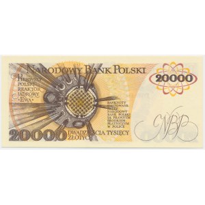 20.000 złotych 1989 - Y - RZADKA
