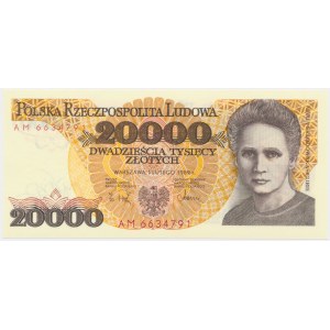 20.000 złotych 1989 - AM -