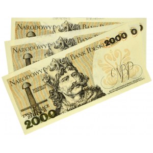 Zestaw, 2.000 złotych 1982 (3 szt.)