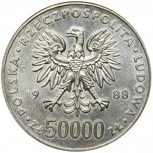 50.000 złotych 1988, Piłsudski