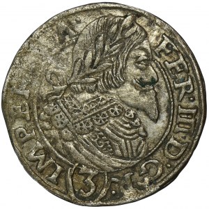Austria, Ferdynand III, 3 Krajcary Praga 1649