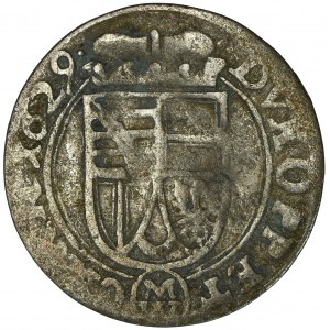 Silesia, Duchy of Troppau, Karl Eusebius, 1 Kreuzer Troppau 1629 MW