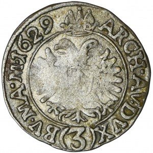 Austria, Ferdinand II, 3 Kreuzer Jáchymov 1629