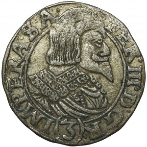 Austria, Ferdinand III, 3 Kreuzer Prague 1639