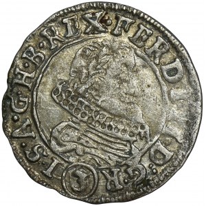 Austria, Ferdinand II, 3 Kreuzer Prague 1633