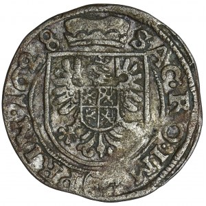 Silesia, Albrecht von Wallenstein, 3 Kreuzer Jičín 1628 - RARE