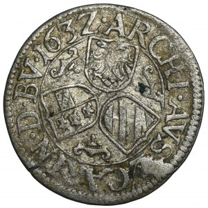 Austria, Ferdinand II, 3 Kreuzer Graz 1632