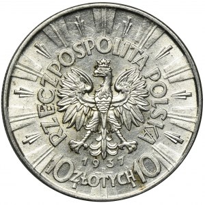 Piłsudski, 10 złotych 1937