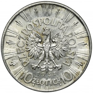 Piłsudski, 10 złotych 1937