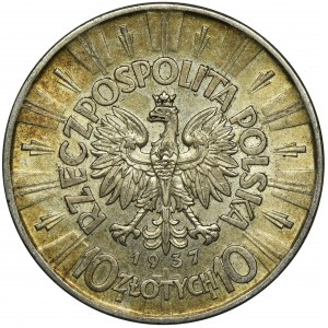 Piłsudski, 10 złotych 1937