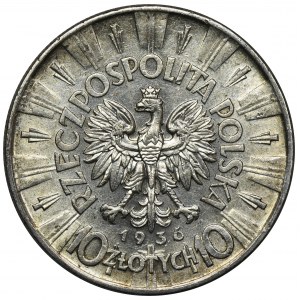 Piłsudski, 10 złotych 1936