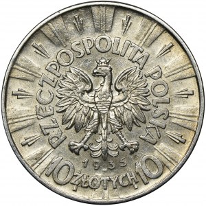 Piłsudski, 10 złotych 1935