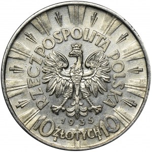 Piłsudski, 10 złotych 1935