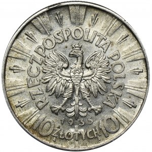 Piłsudski, 10 złotych 1935