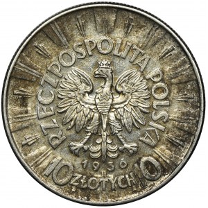 Piłsudski, 10 złotych 1936