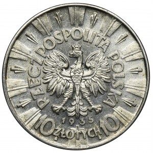 Piłsudski, 10 złotych 1935