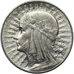 Głowa Kobiety, 10 złotych Warszawa 1933