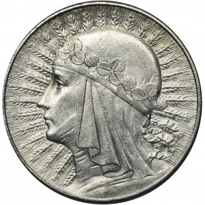 Głowa Kobiety, 10 złotych Warszawa 1932