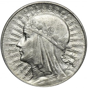 Głowa Kobiety, 10 złotych Warszawa 1932