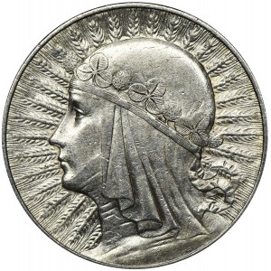 Głowa Kobiety, 10 złotych Warszawa 1932