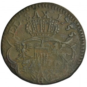 Augustus III of Poland, Groschen Guben 1755