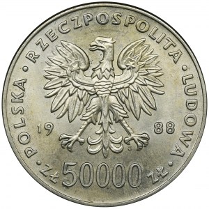 50.000 złotych 1988 Piłsudski