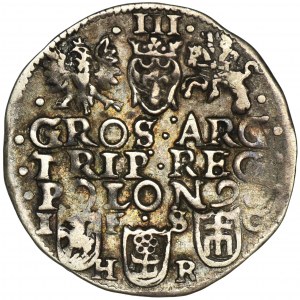 Sigismund III Vasa, 3 Groschen Bromberg 1596