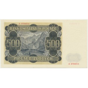 500 złotych 1940 - A -