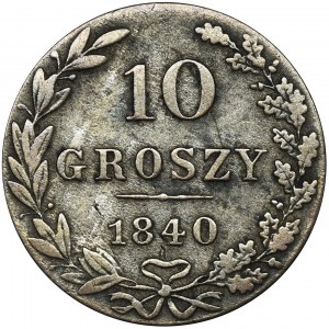 10 groschen Warsaw 1840 MW