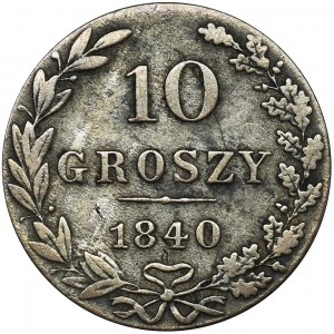 10 groszy Warszawa 1840 MW
