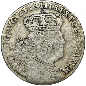 Augustus III of Poland, 18 Groschen Leipzig 1754 EC