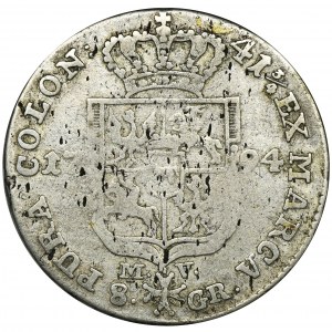 Poniatowski, 2 Zloty 1794 MV - 41 ¾