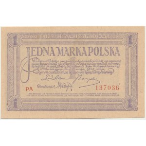 1 marka 1919 - PA - pierwsza seria