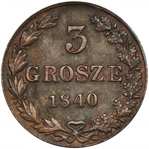 3 grosze Warszawa 1840 MW