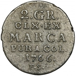 Poniatowski, 2 Groschen 1766 FS