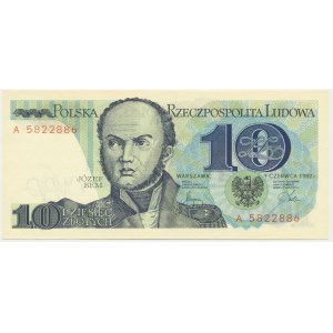 10 złotych 1982 - A -