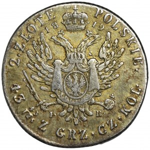 Polish Kingdom, 2 zloty Warsaw 1819 IB
