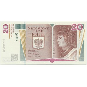 20 złotych 2015 - 600. Rocznica urodzin Jana Długosza