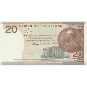 20 złotych 2011 - Maria Skłodowska Curie