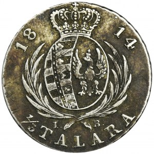 Duchy of Warsaw, 1/3 Thaler 1814