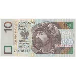 10 złotych 1994 - YE - seria zastępcza -